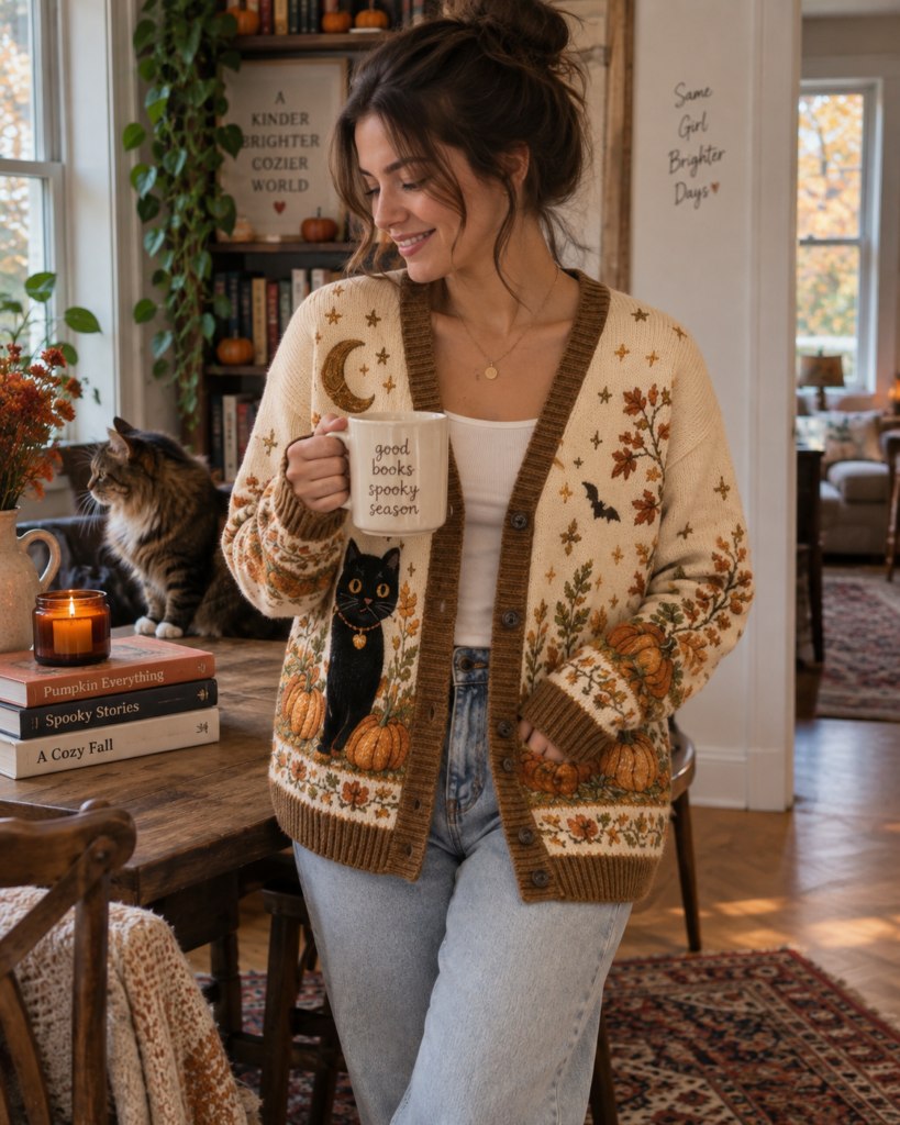 halloween cardigan anh review 1 - Halloween Cardigans