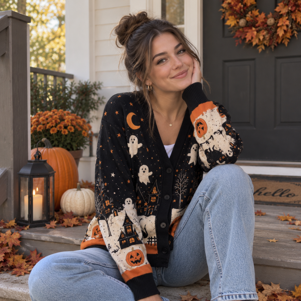 halloween cardigan anh review 2 - Halloween Cardigans
